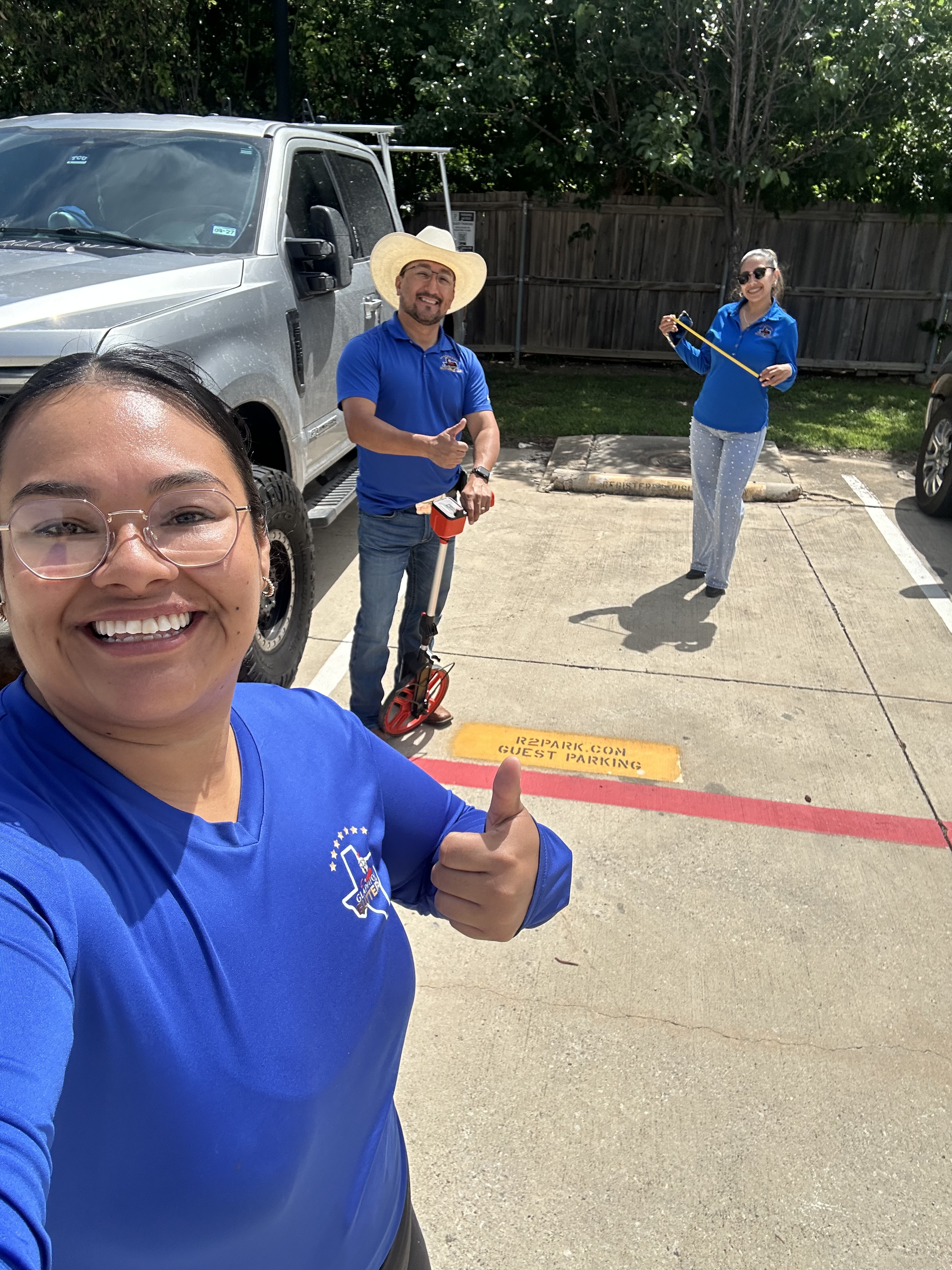 Gladiator Gutters install crew on site in Fort Worth, TX