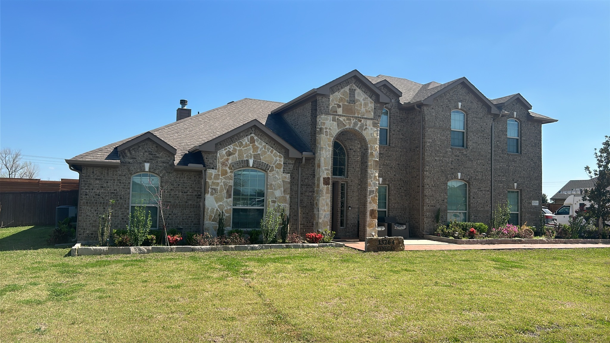 Underground downspout drainage system in Arlington, TX